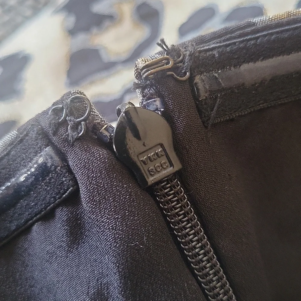 J. Crew Collection Animal Print Optional Spaghetti Strap Strapless Dress, Size 0 - Picture 11 of 16